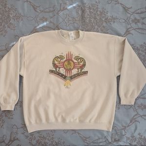 Gildan Kokopelli Southwestern Print Crewneck Sweatshirt Women's Size 2XL